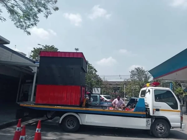 บริการรับขนย้าย ย้ายซุ้มไปเปิดในปั้ม @สามโคก ปทุมธานี