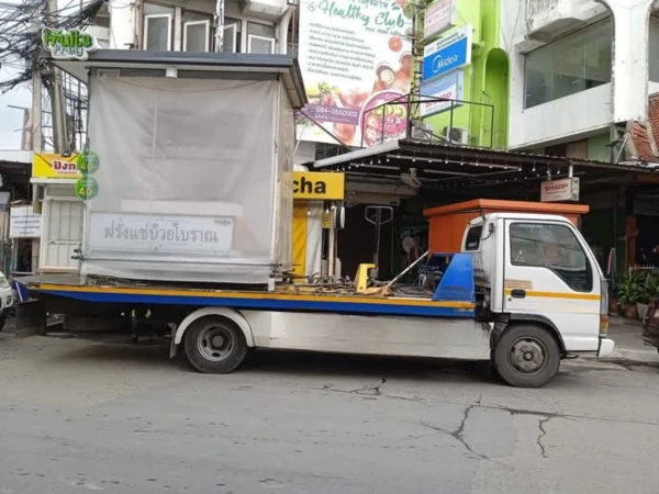 บริการรับขนย้าย ย้ายร้านน็อคดาวน์ ไปเก็บ หมดสัญญา @หลักสี่ กรุงเทพ