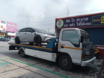 บริการสไลด์รถ รถไฟหมดยกไปชาร์จไฟ @บางกะปิ กรุงเทพ