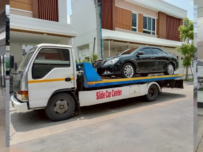 บริการสไลด์รถ รถเสีย สไลด์เข้าอู่แถวหลักสี่ @หลักสี่ กรุงเทพ